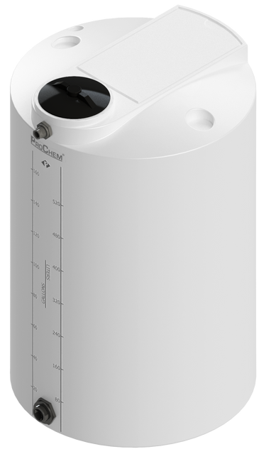 175 Gal ProChem® Vertical Tank w/Bulkhead Fittings - Twist Lid 8